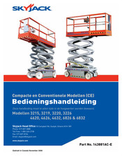 Skyjack 3215 Bedieningshandleiding