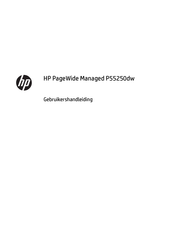 HP PageWide Managed P55250dw Gebruikershandleiding