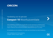 Orcon Compact-10 Handleiding Voor De Gebruiker