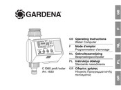 Gardena 1833 Gebruiksaanwijzing