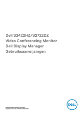 Dell S2722DZt Gebruiksaanwijzing