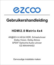 EZCOO EZ-MX44HAS2 Gebruikershandleiding