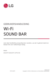 LG SPTG-W Gebruikershandleiding