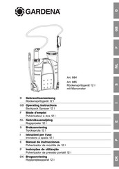 Gardena 885 Gebruiksaanwijzing