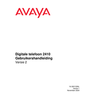 Avaya 2410 Gebruikershandleiding