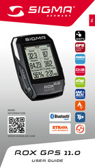 Sigma ROX GPS 11.0 Gebruikershandleiding