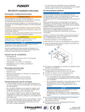 Fusion MS-RA210 Installatie-Instructies