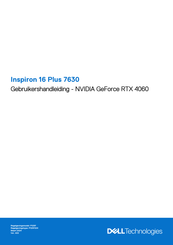 Dell Inspiron 16 Plus 7630 Gebruikershandleiding