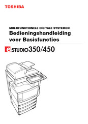 Toshiba e-STUDIO350 Bedieningshandleiding