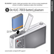 Kodak EASYSHARE M381 Gebruiksaanwijzing