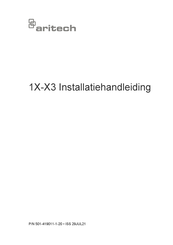 Aritech 1X-X3 Series Installatiehandleiding