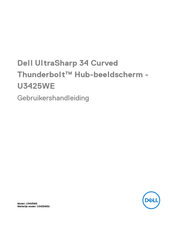 Dell U3425WEb Gebruikershandleiding