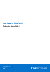 Dell Inspiron 14 Plus 7440 Gebruikershandleiding