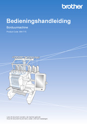 Brother 884-T15 Bedieningshandleiding