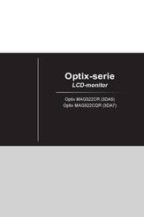 MSI Optix MAG322CQR Handleiding