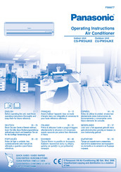 Panasonic CS-PW24JKE Handleiding