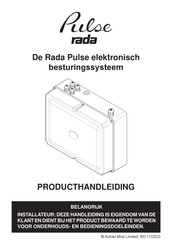 Rada Pulse 122A Producthandleiding