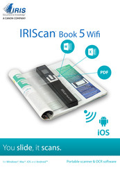 Canon IRIScan Book 5 Wifi Handleiding