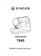 Singer 7640 Handleiding