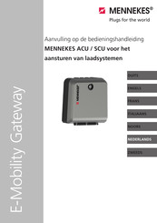 Mennekes E-Mobility Gateway Aanvulling Op De Gebruiksaanwijzing