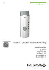 De Dietrich EASYLIFE ELENSIO 200 H Installatie-, Gebruikers En Servicehandleiding