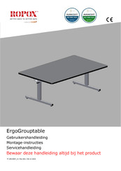 Ropox ErgoGrouptable 20-71124 Gebruikershandleiding