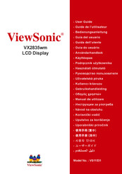 ViewSonic VS11531 Gebruikershandleiding