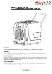 Aktobis WDH-R180B Handleiding