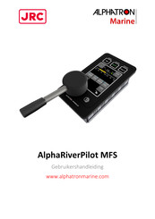 Alphatron Marine JRC AlphaRiverPilot MFS Gebruikershandleiding