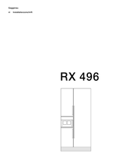 Gaggenau RX 496 Installatievoorschrift