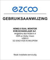 EZCOO EZ-SW21H20-KVMU3PDM Gebruiksaanwijzing