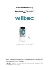 WilTec Air Cooler 64849 Gebruikershandleiding