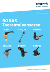 Bosch rexroth BODAS DSM/20 Gebruiksaanwijzing