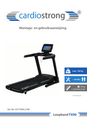 CARDIOSTRONG CST-TX90-2-HD Montage- En Gebruiksaanwijzing