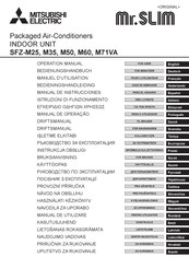 Mitsubishi Electric Mr.SLIM SFZ-M60VA Bedieningshandleiding