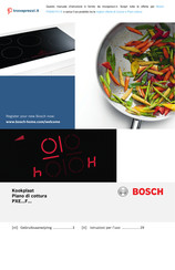 Bosch PXE F Series Gebruiksaanwijzing