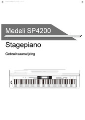 Medeli SP4200 Gebruiksaanwijzing