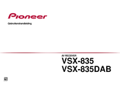 Pioneer VSX-835 Gebruikershandleiding