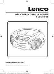 LENCO SCD-38 USB Gebruiksaanwijzing