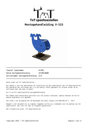 TNT V-515 Montagehandleiding