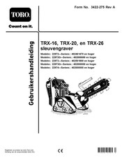 Toro TRX-20 Gebruikershandleiding