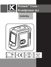 Kapro Prolaser Cross 862 Handleiding