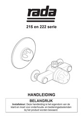 Rada 222 Series Handleiding