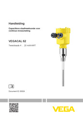 Vega VEGACAL 62 Handleiding