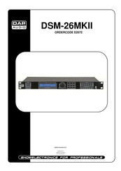 DAP Audio DSM-26MKII Gebruiksaanwijzing