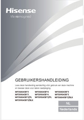 Hisense WF3S8043B 4 Series Gebruikershandleiding