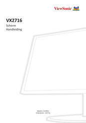 ViewSonic VX2716 Handleiding