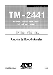 A&D Medical TM-2441 Handleiding