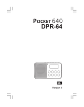 Sangean Pocket 640 Gebruikershandleiding