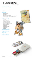 HP Sprocket Plus Bediening, Onderdelen, Reparatie